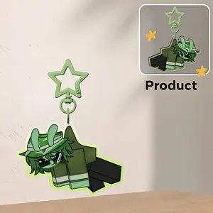 Alien Chance Forsaken Acrylic Keychain, Unique Keychains for Personal Style, Cute Keychains for Bags and Keys, Durable, Lightweight and Perfect for Personal Style, Collecting and Gifting