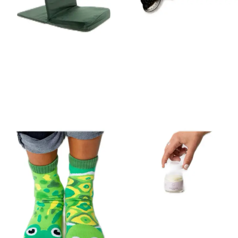 Frog Socks - Green Color with Frog Design
