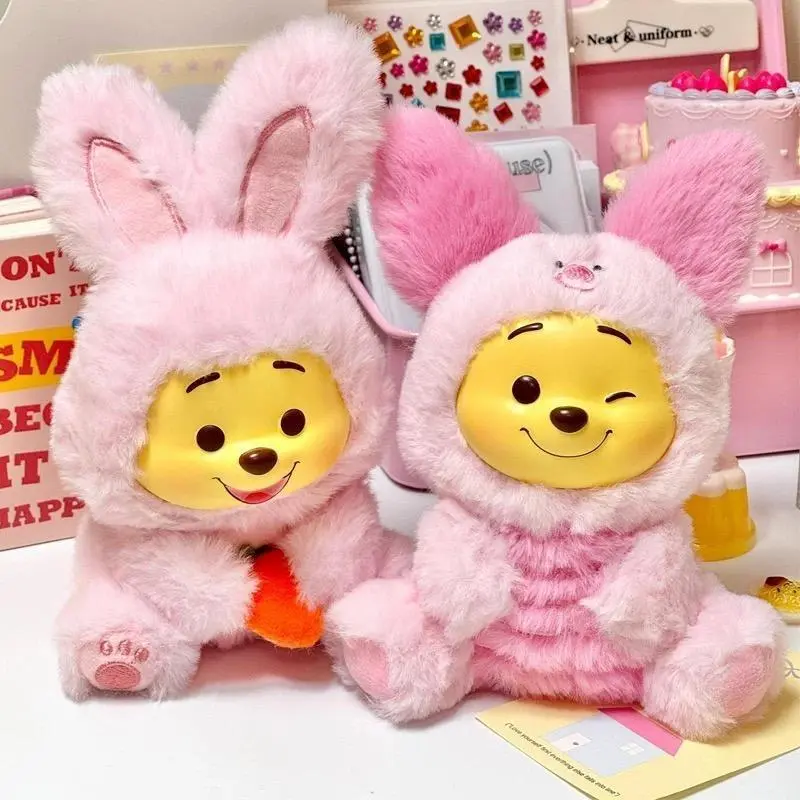 MINISO Disney Winnie the Pooh Naughty Party Blind Box, Soft Plush Keychain & Bag Charm, Cute Collectible Ornament, Official CPSC Certified Gift for Fans & Girls #WinnieThePooh #DisneyBlindBox #PlushCharm