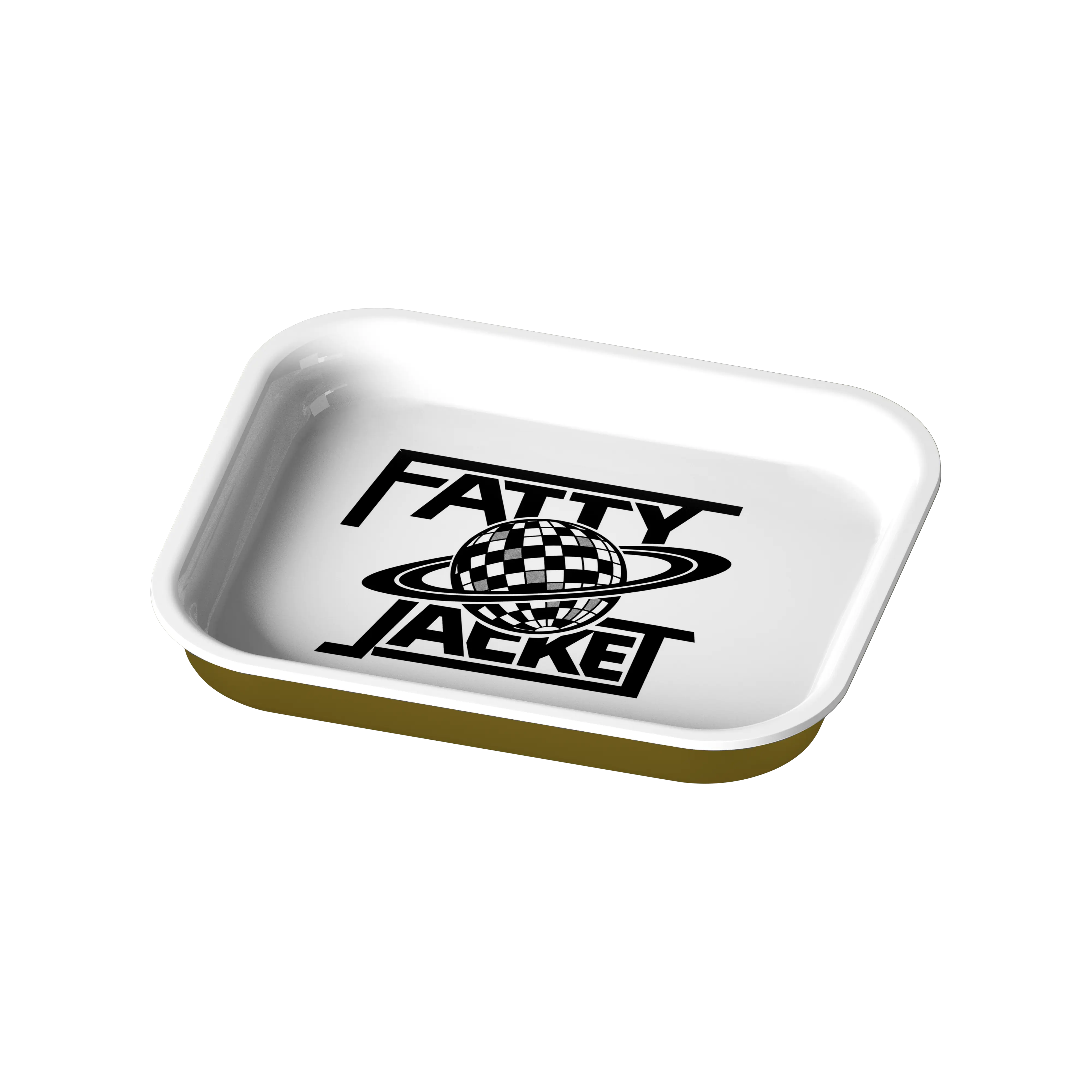 Fatty Jacket Metal Rolling Tray | Compact Rolling & Storage Tray
