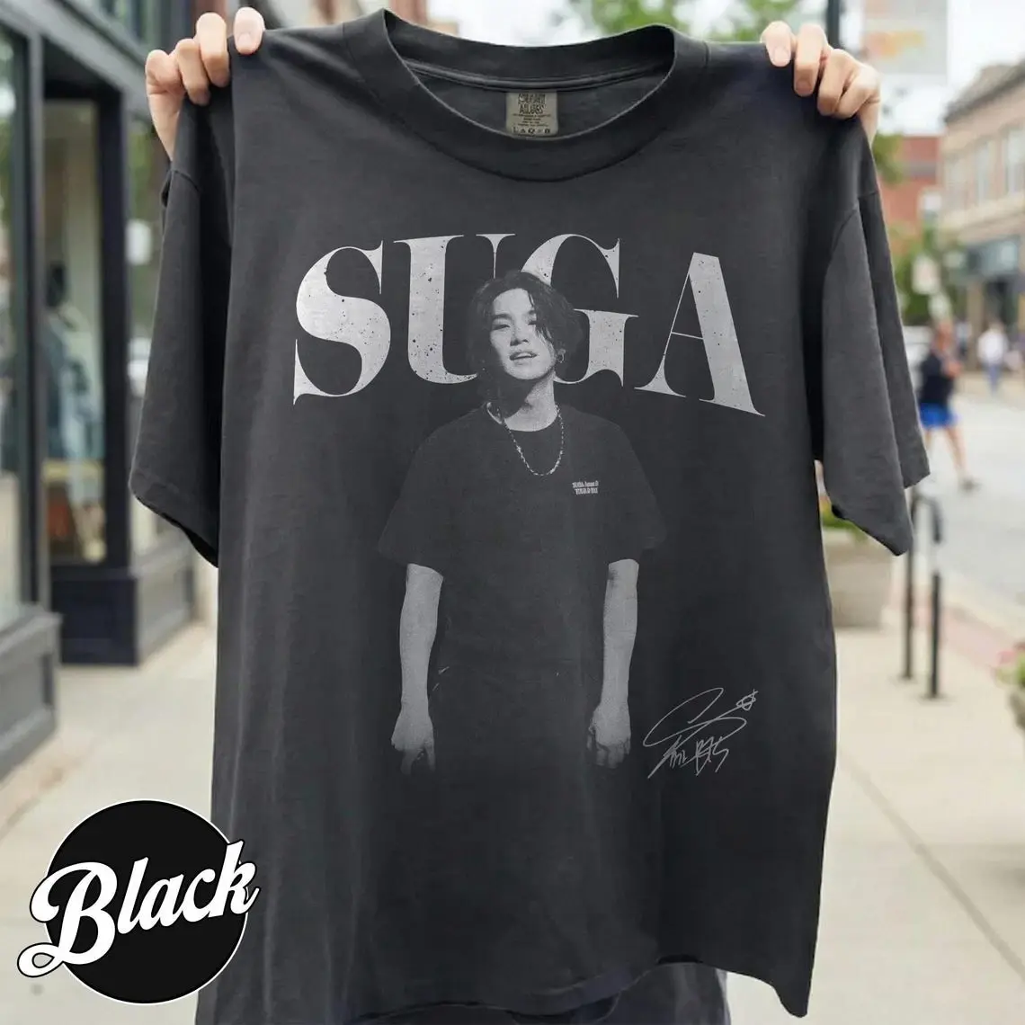 Yoongi World Tour Shirt Vintage Kpop Fan Tee Comfort Colors Gift for Fans