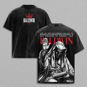 Retro Baldwin IV "The Leper King" The Crusader King and His Holy Army Vintage Washed T-Shirt Hoodie Tank Top Sweatshirt | Jerusalem Cross Medieval Christian Streetwear | Medieval Cross Armor Glory of God Outfit