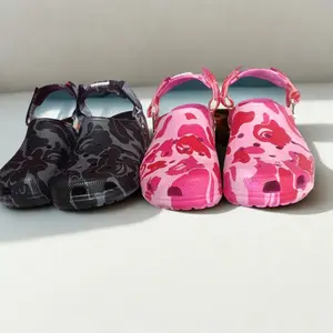 Fashion Camo Clogs For Men Women, Unisex Slip-On Shoes, Casual Comfort Shoe, Gift For Him Her