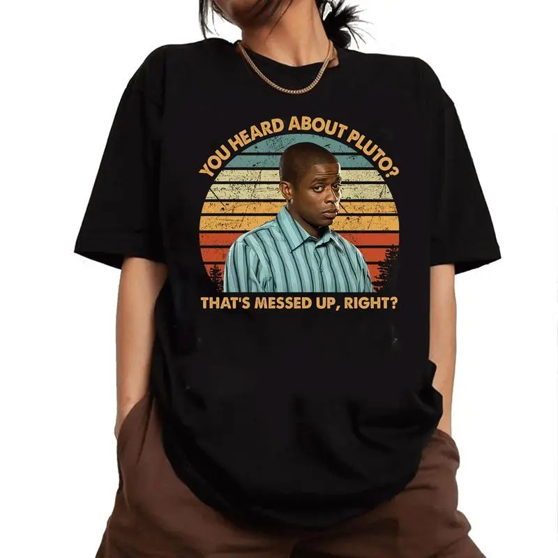 Psych Pluto vintage 90s Tshirt, Burton Guster Quote Shirt, Psych TV Show Shirt, You Heard About Pluto That's Messed Up Right Funny Tee, Psych Show Merch For Fans