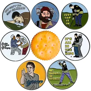 Funny Golf Ball Marker Set, 8 Counts/set Golf Ball Marker, Golf Accessories for Men Golfers Dad Boyfriend Husband Birthday Retirement Fathers Day