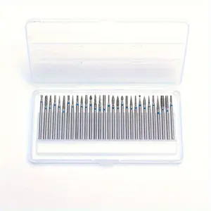 30pc Diamond Nail Drill Bits Milling Cutter Manicure Set Electric Burr Cutter Rotary Bit Nail File Cleaning Cuticle Nail Tools, Pedicure Remover For Acrylic Gel, Nails Polishing Tools, Nail Art Pedicure Manicure Tools, Nail Care Tool Nail Care Metal