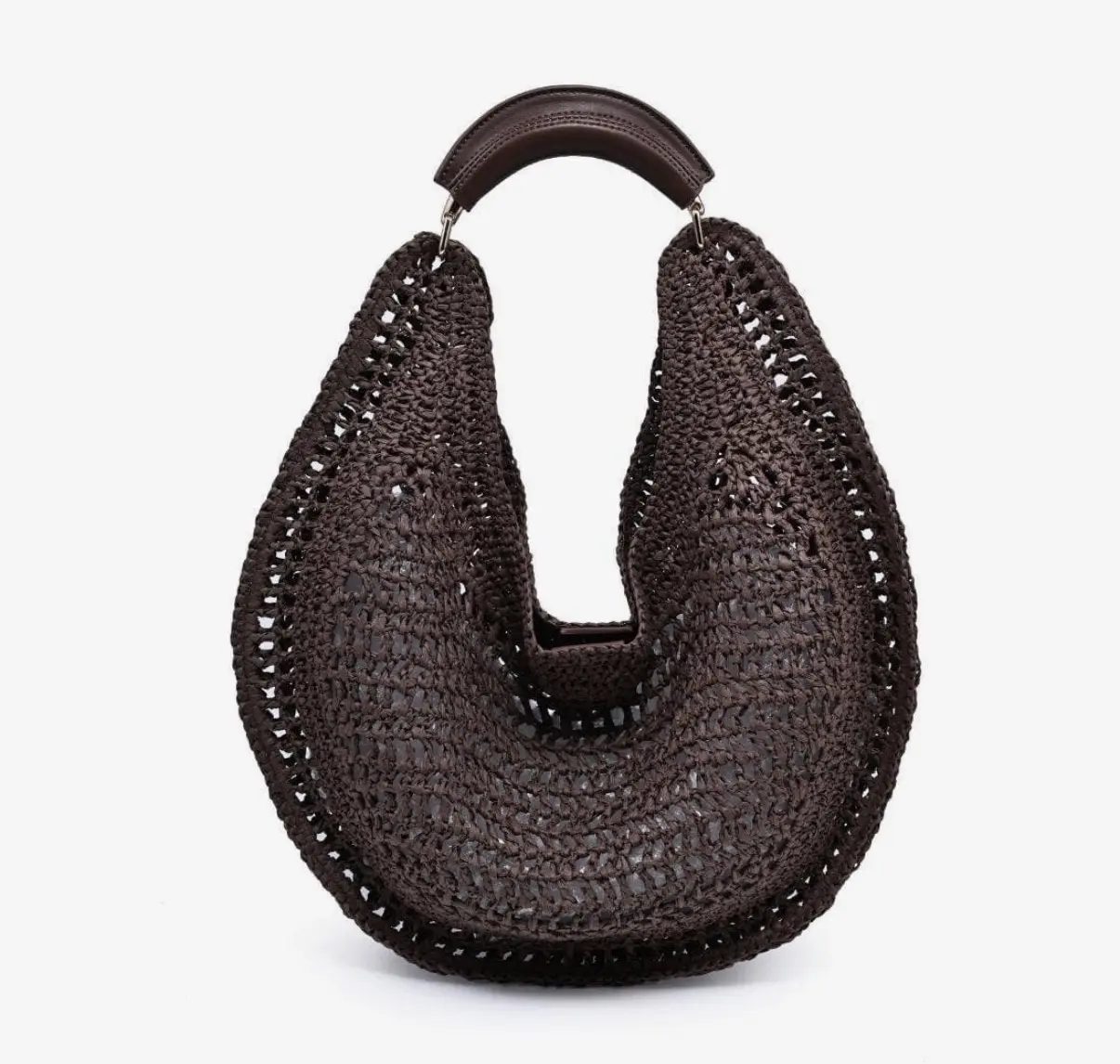 Raffia Hobo Bag