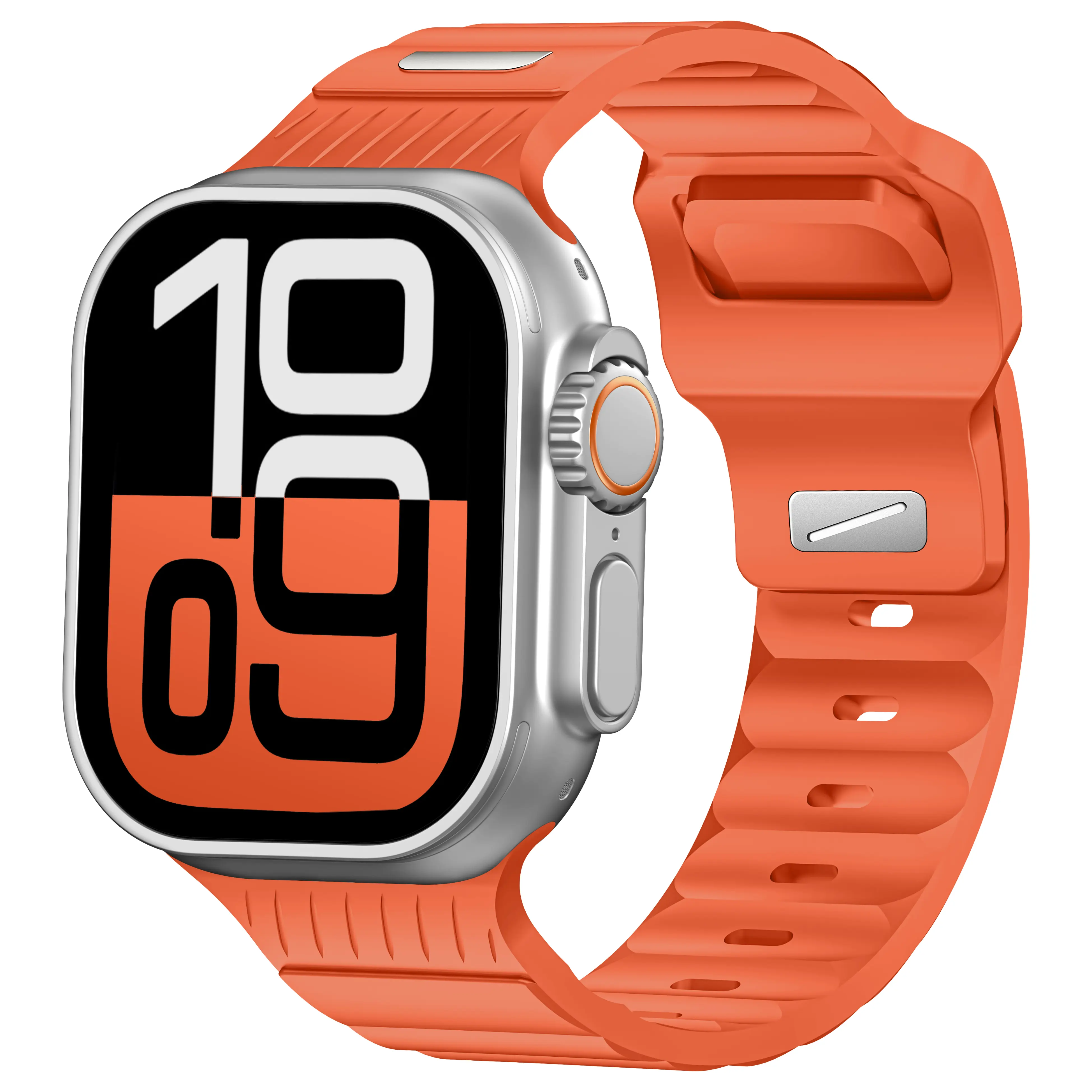 Band Compatible with Apple Watch Ultra 3/2/1 Band 49mm 46mm 45mm 44mm 42mm for Men Women, Silicone Replacement Strap Sport Wrist band for iWatch Series 11 10 9 8 7 6 5 4 3 2 1 SE 3/2/1 wearable accessory