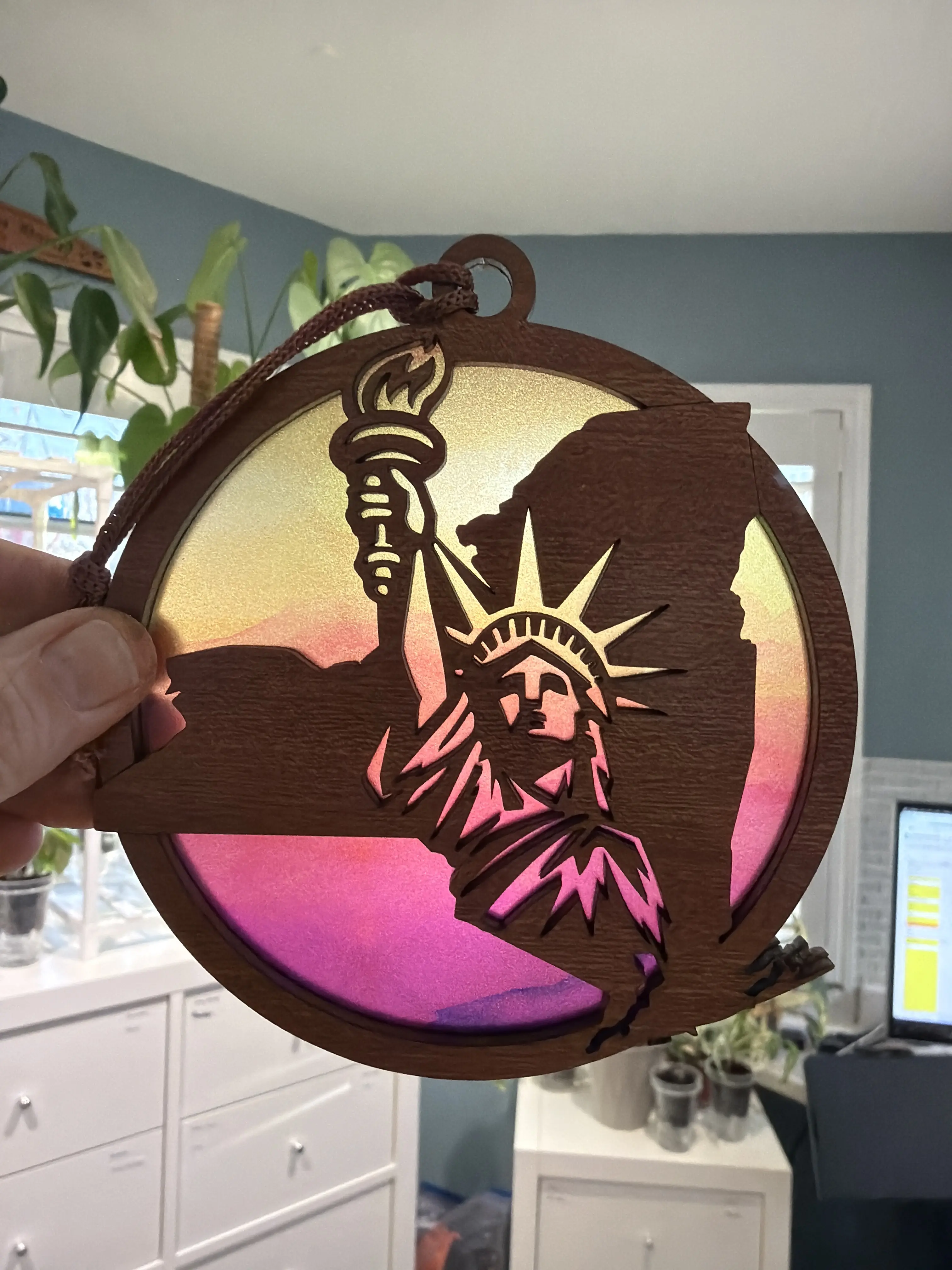 New York Suncatcher for Sunny Window