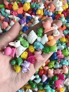 50pcs Mini Tree Animal & Mushroom Statues, DIY Resin Figurines for Fairy Garden, Dollhouse Decor, Aquarium, Home Decoration, Party Supplies