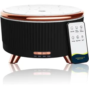 500ML Essential Oil Diffuser - Remote Control, 7 Color Lights, 3 Mist Modes & Auto Shut-Off, for Home & Office