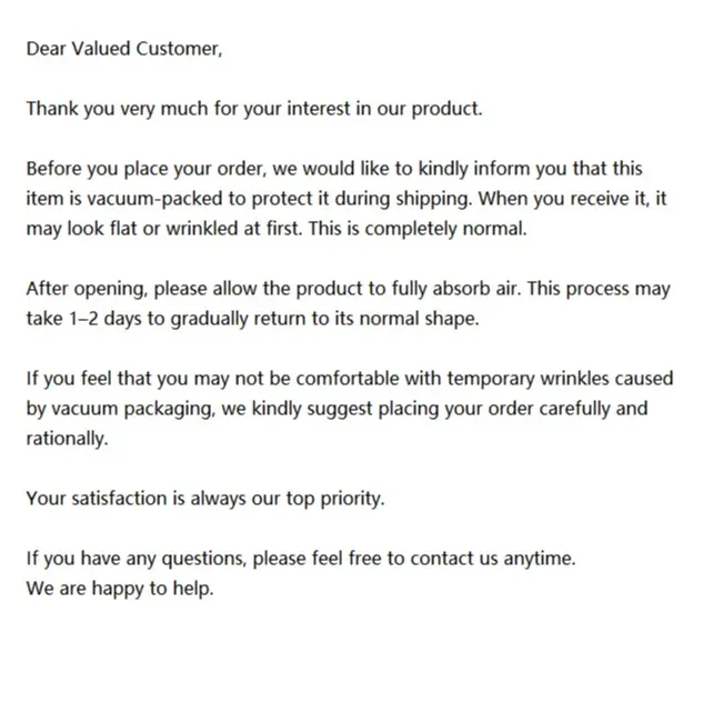 Purchase Instructions