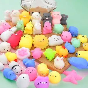 40 Pcs Mini Kawaii Mochi Squishy Toys, Fidget Party Favors for Kids, Easter Egg Fillers, Christmas Stocking Stuffers, Classroom Treasure Box Prizes & Goodie Bag Gifts