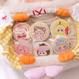 US  Baby Three - Bajibaji series Mystery Boxes Bag Pendant Bunny Plush Dolls Soft Collectibles