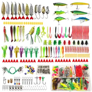 VAYTOP 437Pcs Fishing Lures Kit for Freshwater &SaltwaterBass Fishing Lure Kit Trout Bass Salmon Walleye Fishing HooksFishing tackle box Fishing Accessories Kit Lifelike Fish Bait