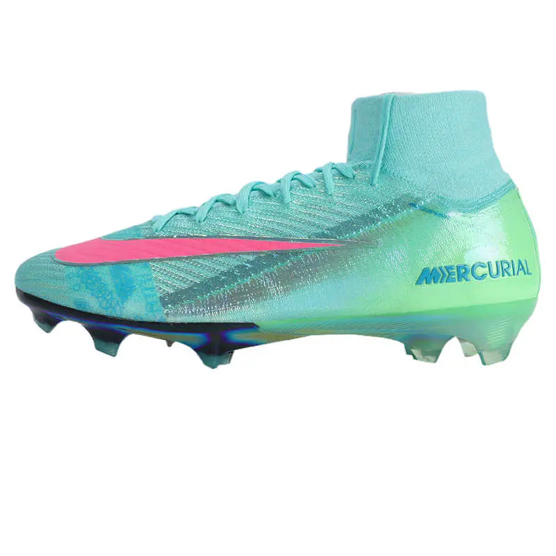 Nike Zoom Mercurial Superfly 10 Elite Se FG Cosmic Speed Chapter 2 Pack Durable Non-slip Soccer Cleats Unisex Green FQ8309-300