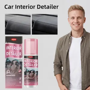 Multi-Purpose Interior Care Spray with UV Protection - 100ml Gentle Neutral Formula for Car Seats, Dashboards, Steering Wheels & PU Fabrics - Renovation & Surface Care for Home and Vehicle, Car Seat Cleaner, Car Wash Quick Renewal