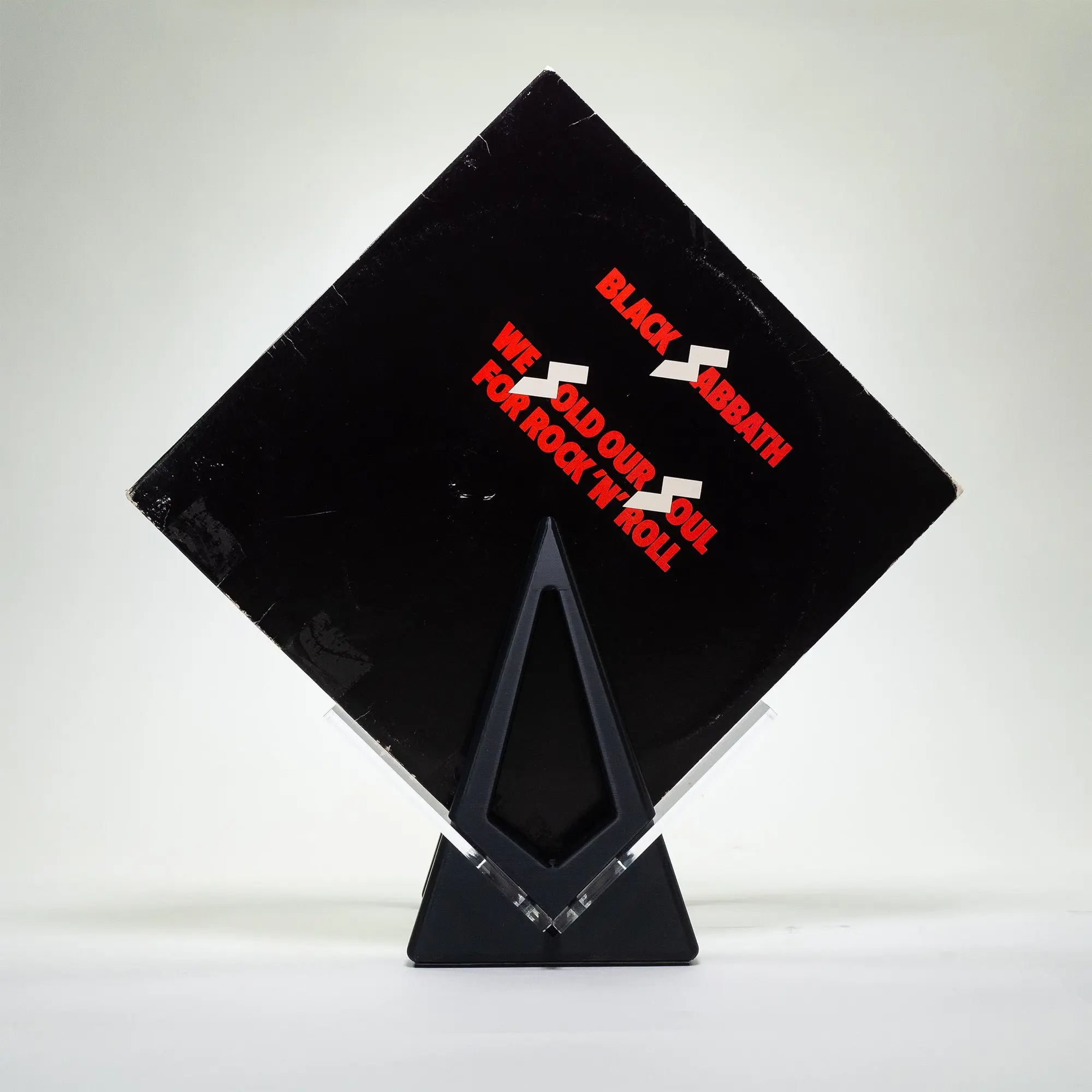 Vinyl Record Storage Display Holder - Black
