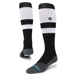 Stance MLB Diamond Pro Stripes OTC Socks (Black White)