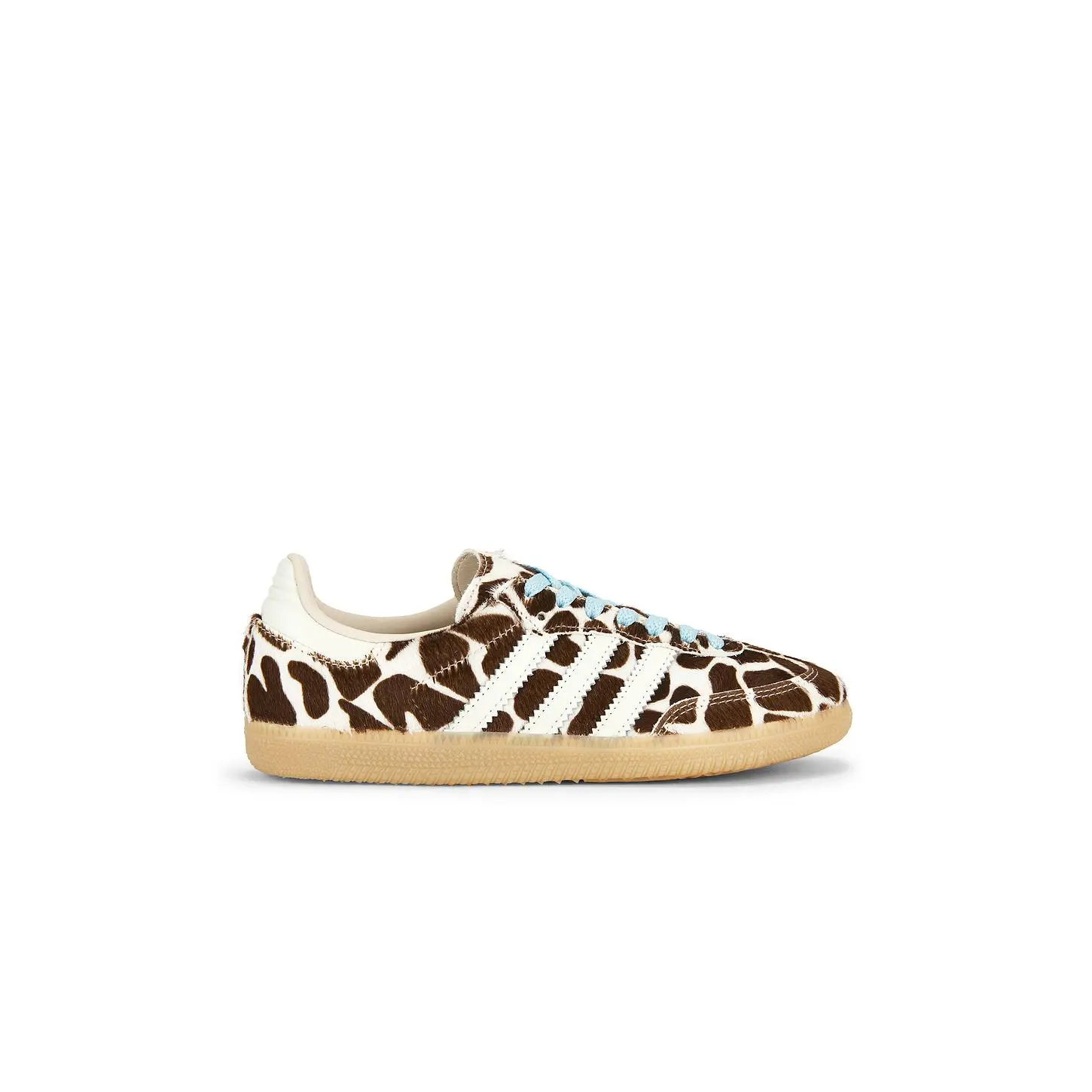 adidas Originals Samba OG Sneaker in Crystal Linen, Ivory & Gum 3
