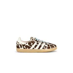 adidas Originals Samba OG Sneaker in Crystal Linen, Ivory & Gum 3