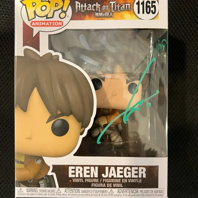 Eren Funko signed Yuki Kaji JVA