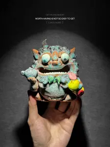 Colored Glaze Pixiu Tea Pet