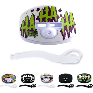 Pacifier Mouthpiece – Football Mouthguard with Helmet Strap, Protects Teeth, Jaw & Mouth, Mouth Piece for Sports, No Boiling, Allows Airflow, Gear for Adults & Youth