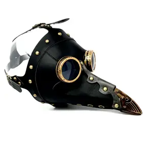 Steampunk Plague Doctor Mask, Long Nose Bird Costume Party Masks For Halloween Cosplay