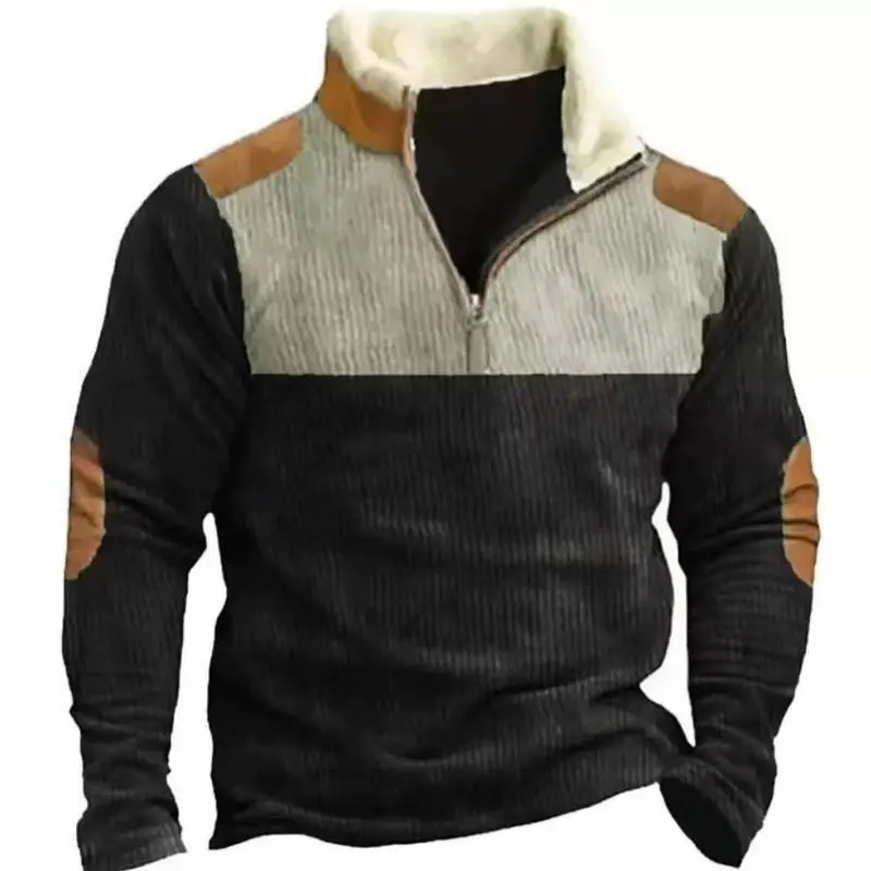 Hot New Arrival! Men's Aztec Cowboy Vintage Bull Head Print Long Sleeve 1/4 Zip Casual Sweatshirt with Pocket Collared Menswear Athletic Cotton Hoodie Hot New Arrival! Men's Aztec Cowboy Vintage Bull Head Print Long Sleeve 1/4 Zip Casual Sweatshirt with Pocket Collared Menswear Athletic Cotton Hoodie