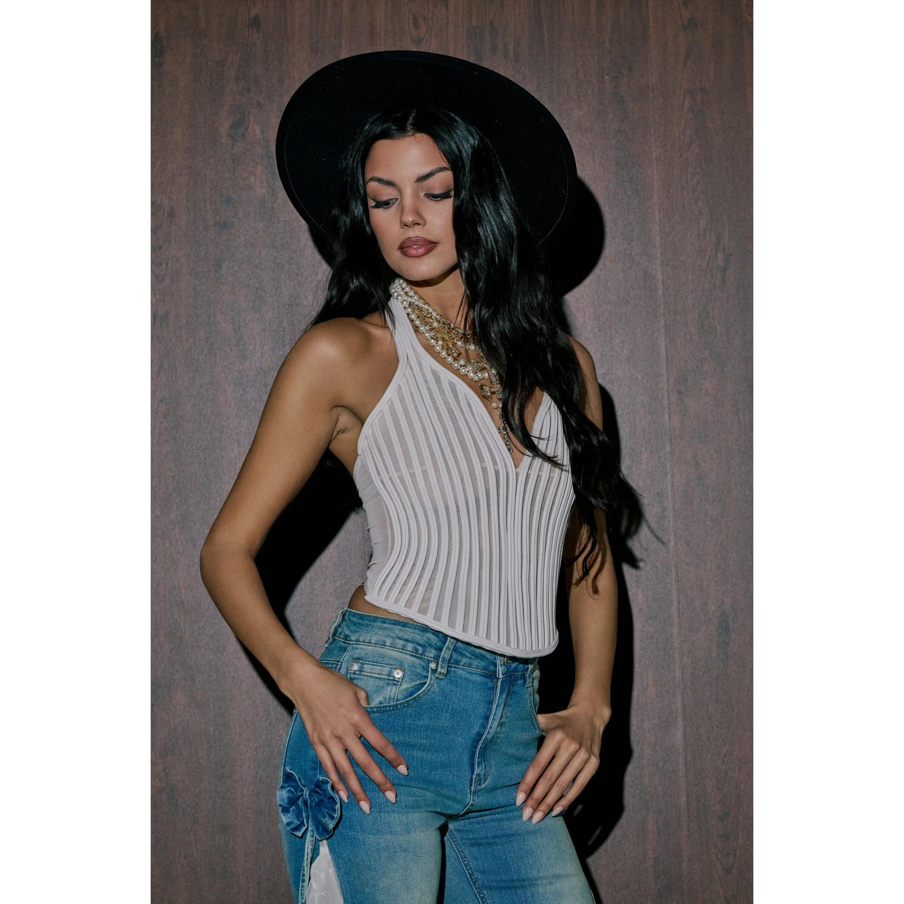 GET GROOVY WITH IT MESH CORSET