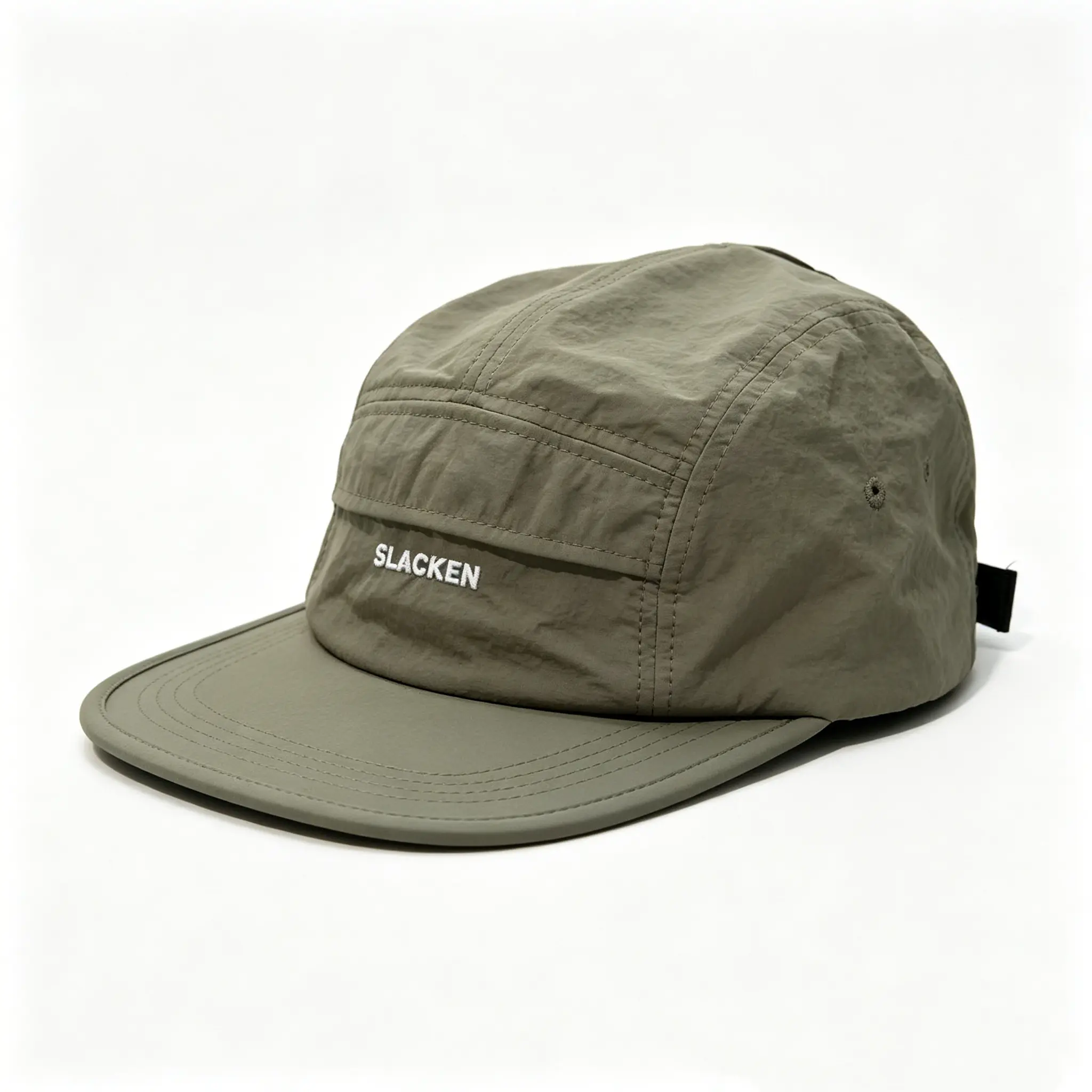 Vintage Quick Dry 5 Panel Camp Hat, Minimalist Letter Printed Outdoor Baseball Cap, Unisex Streetwear Adjustable Lightweight Jogging Sun Hat