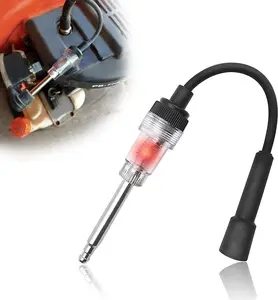 Inline Spark Tester - Straight Boot Ignition Tester Plug Engine Ignition, Pick Up Coil/Armature Diagnostic Detector Tool for Automotive/Car/Lawnmower