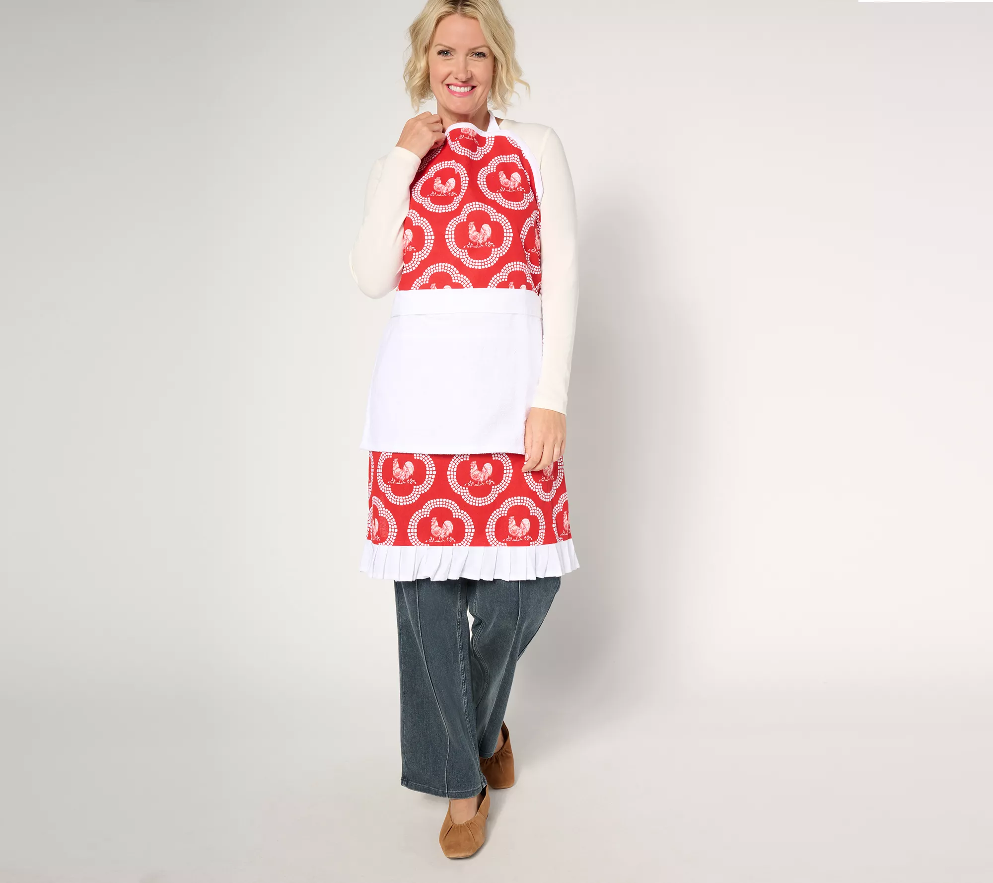 Temp-tations Apron with Removable Towel