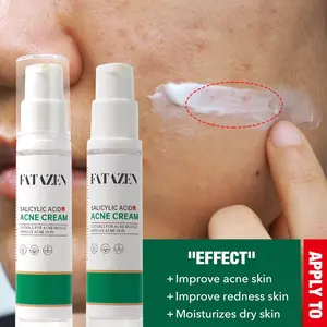 Concentrated Salicylic Acid Anti-Acne Cream, inhibits melanin formation, works fast on new acne, old acne and acne marks.