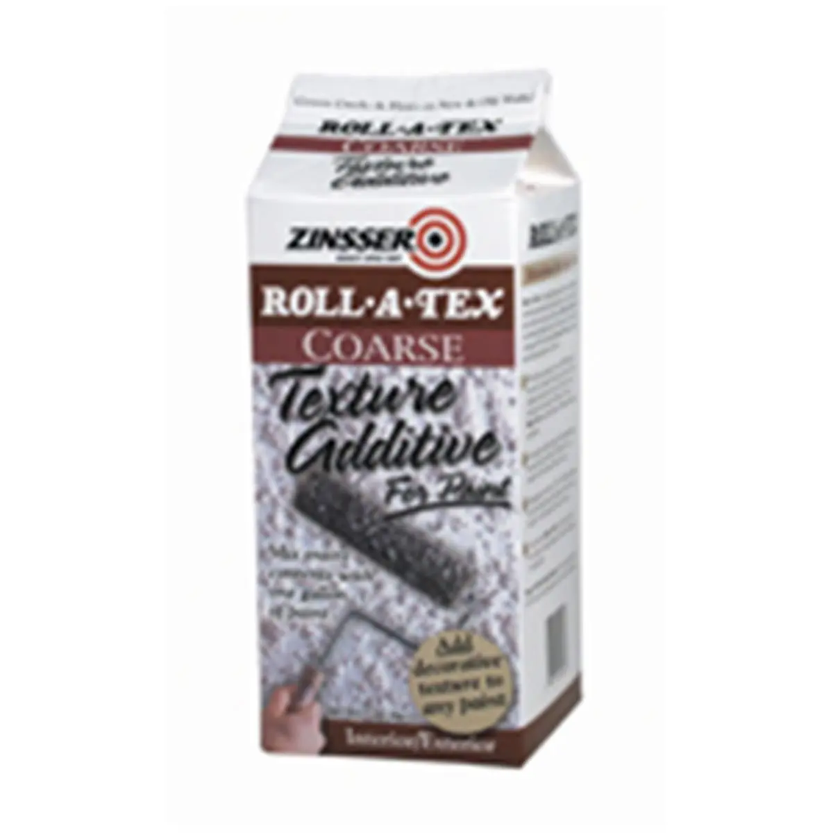 212 MAIN Zinsser 22234 Coarse Texture Additive, Crack Fill Feature, Even Flow Formula for Any Surface