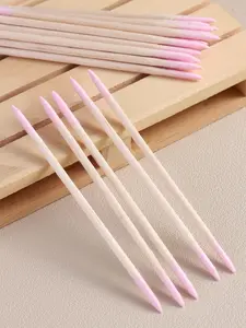 1000pcs Dual-Ended Disposable Sterile Cotton Swabs, Tattoo Cleaning/nail Design/lash Extension, Makeup Tool for All Seasons
