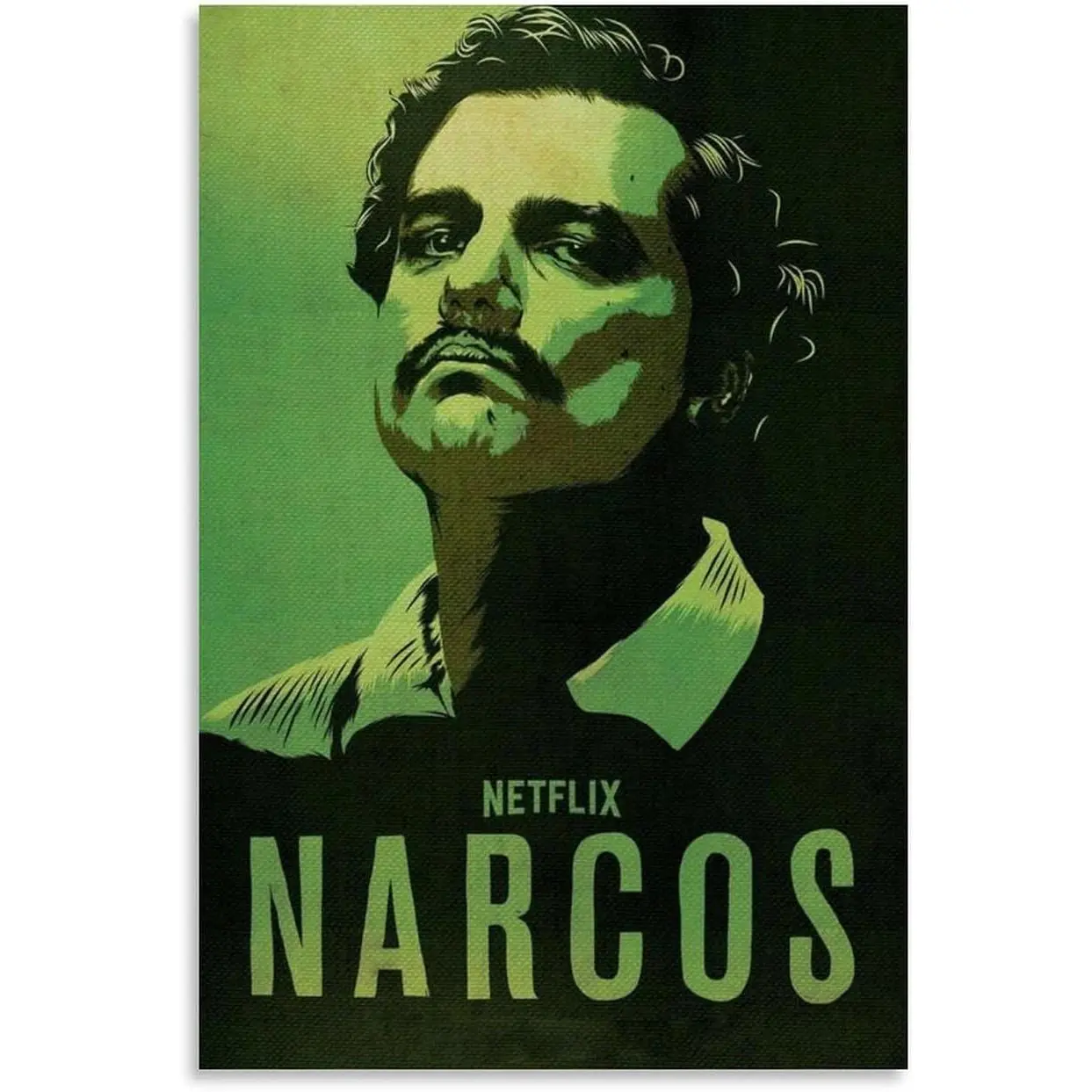 Narcos Movie Poster Canvas Wall Artwork - Artistic Print for Living Room, Bedroom Home Decor
