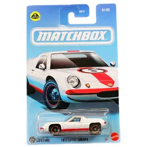 Matchbox 1972 Lotus Europa - White with Racing Stripe