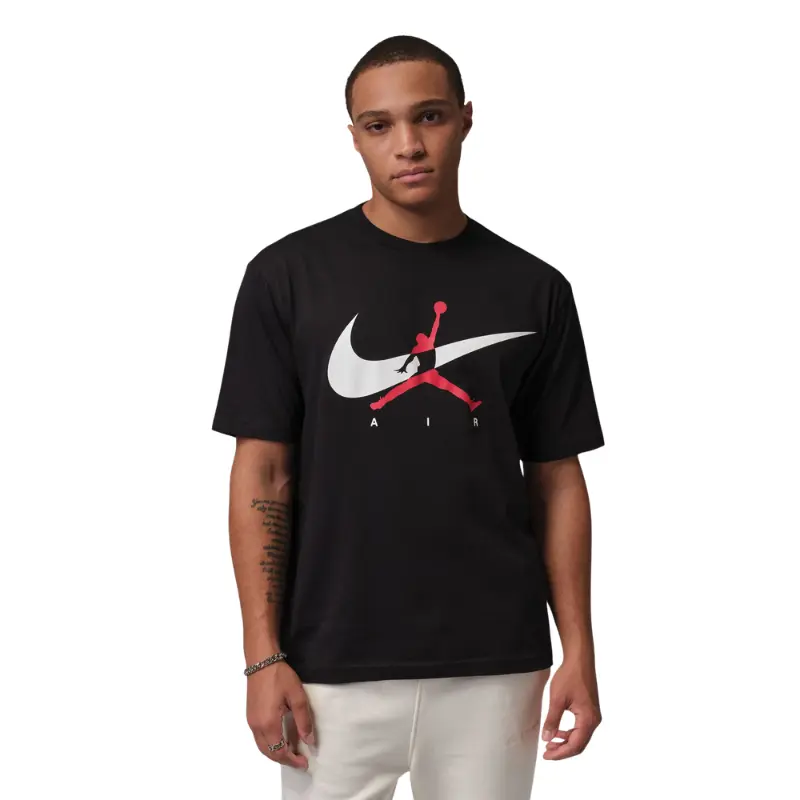 Men's Soft Graphic Cotton T-shirt, Regular Fit Short Sleeve Crew Neck Top with Brooklyn Print for Everyday Wear, IF3043-010, Round Neck