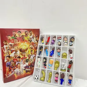 Football Star Blind Box Mini Player Figurine, Fun Football Star Blind Box, Fan Gift, Best World Cup Present, No Battery Included
