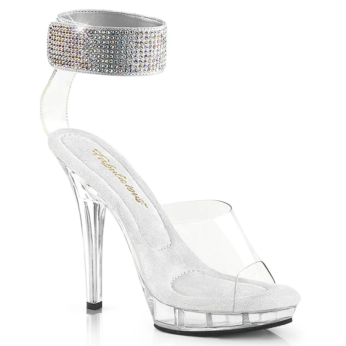 5 Inch Heel LIP-142 Clear