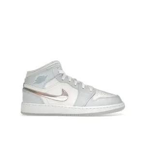 Jordan Kid's 1 Mid SE Glitter Swoosh Basketball Shoes, from StockX