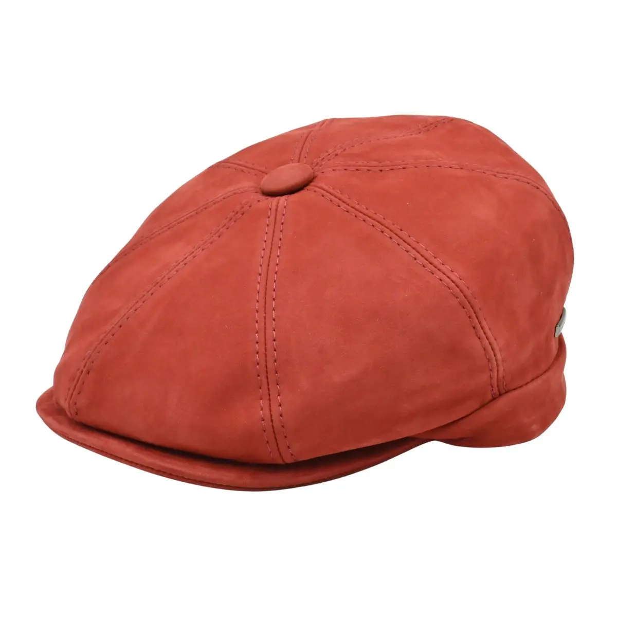 Firenze Leather Newsboy Hat