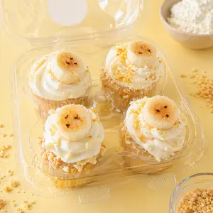 NANA CUPCAKE WAX MELTS (4 PACK) BANANA PUDDING SCENTED