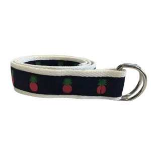 Custom Nautical D-Ring Belt – Handmade Preppy Ribbon Belt for Men Women Children