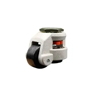 Service Caster SCC-TSLV20S50-NYR-330-DC Nylon Swivel Threaded Stem Caster with 1.97 in. Black Wheel & M12 x 1.75 x 18 mm Stem - 330 lbs Capacity per Caster