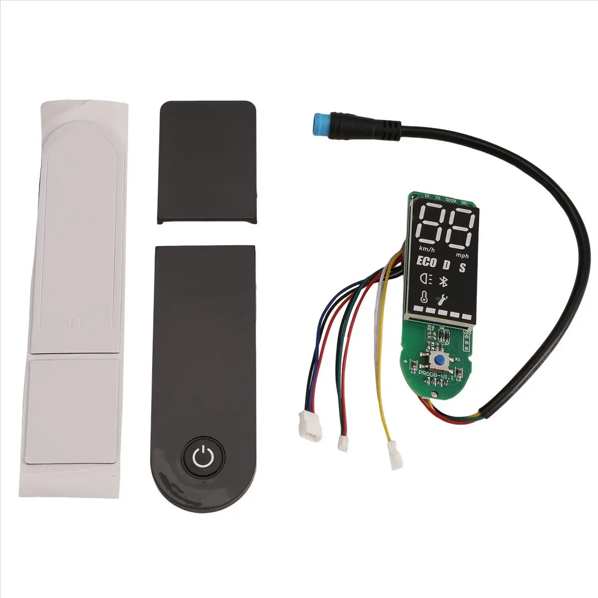 Bluetooth Dashboard Cover Replacement Circuit Board for Xiaomi M365 Pro Electric Scooter - 1 Cover, 35V, Double Sided Tape (Not for Cottage Cars; Excludes Tools & Hardware Soldering Welding Accessories), 1 X Cover