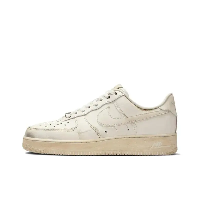Nike Air Force 1 Low .SWOOSH Dirty Triple White Men's HJ9346-100 New