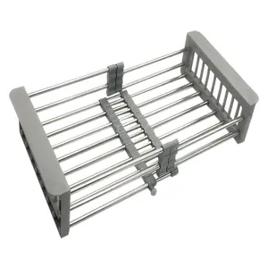 Retractable Stainless Steel Sink Drainer Rack Retractable Stainless Steel Sink Drainer Rack